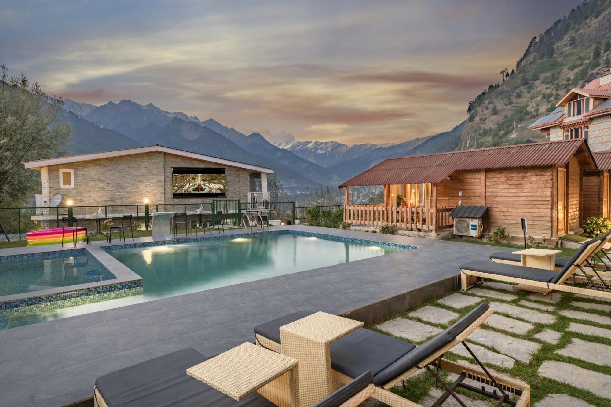 Echor Himalayan Heights Manali Manāli Exterior foto