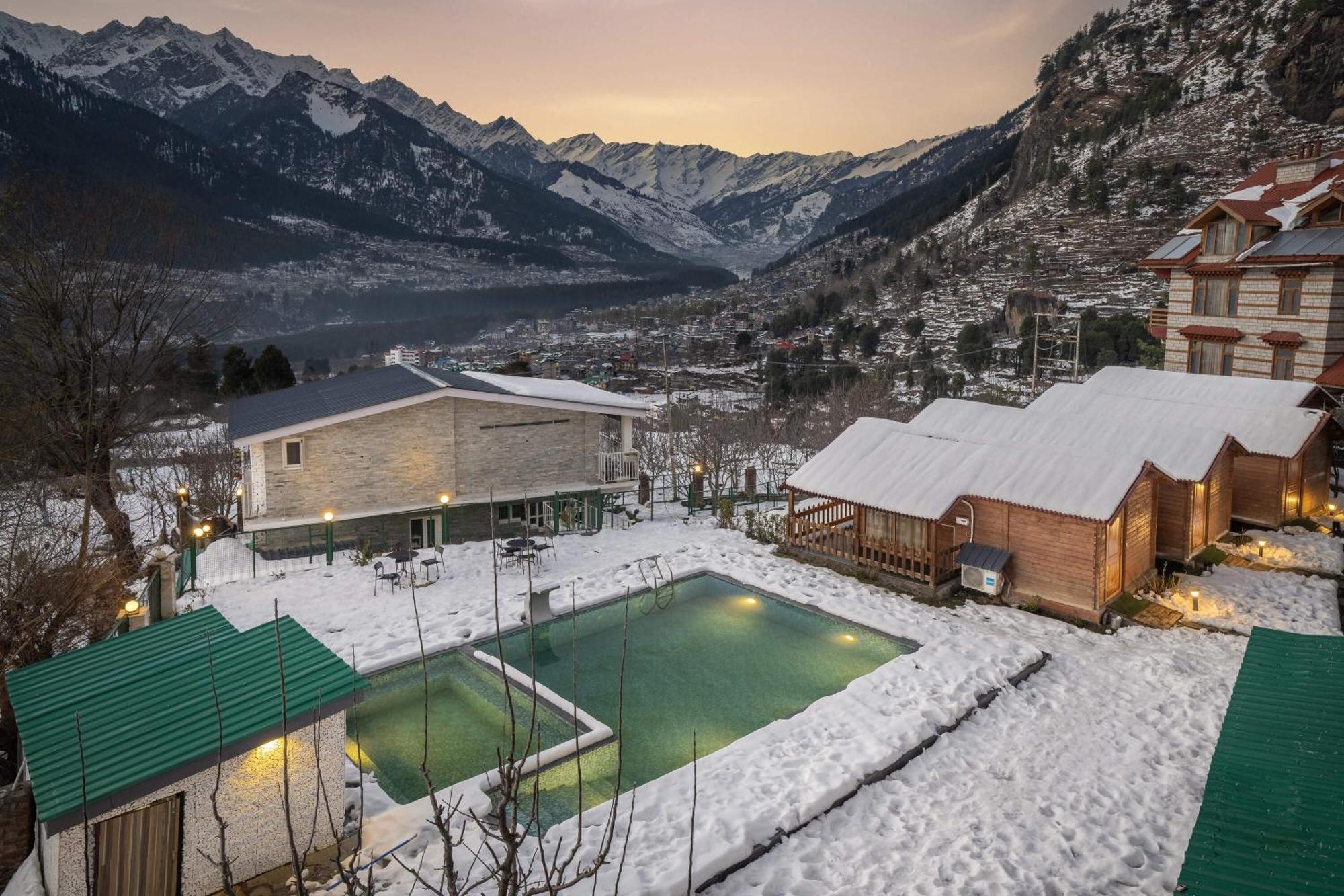Echor Himalayan Heights Manali Manāli Exterior foto